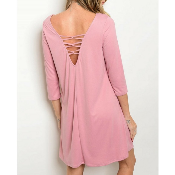 Dusty Blush Dress {Bo Bel} - Picture 3 of 3